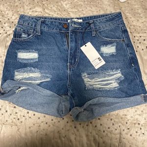 High waisted shorts